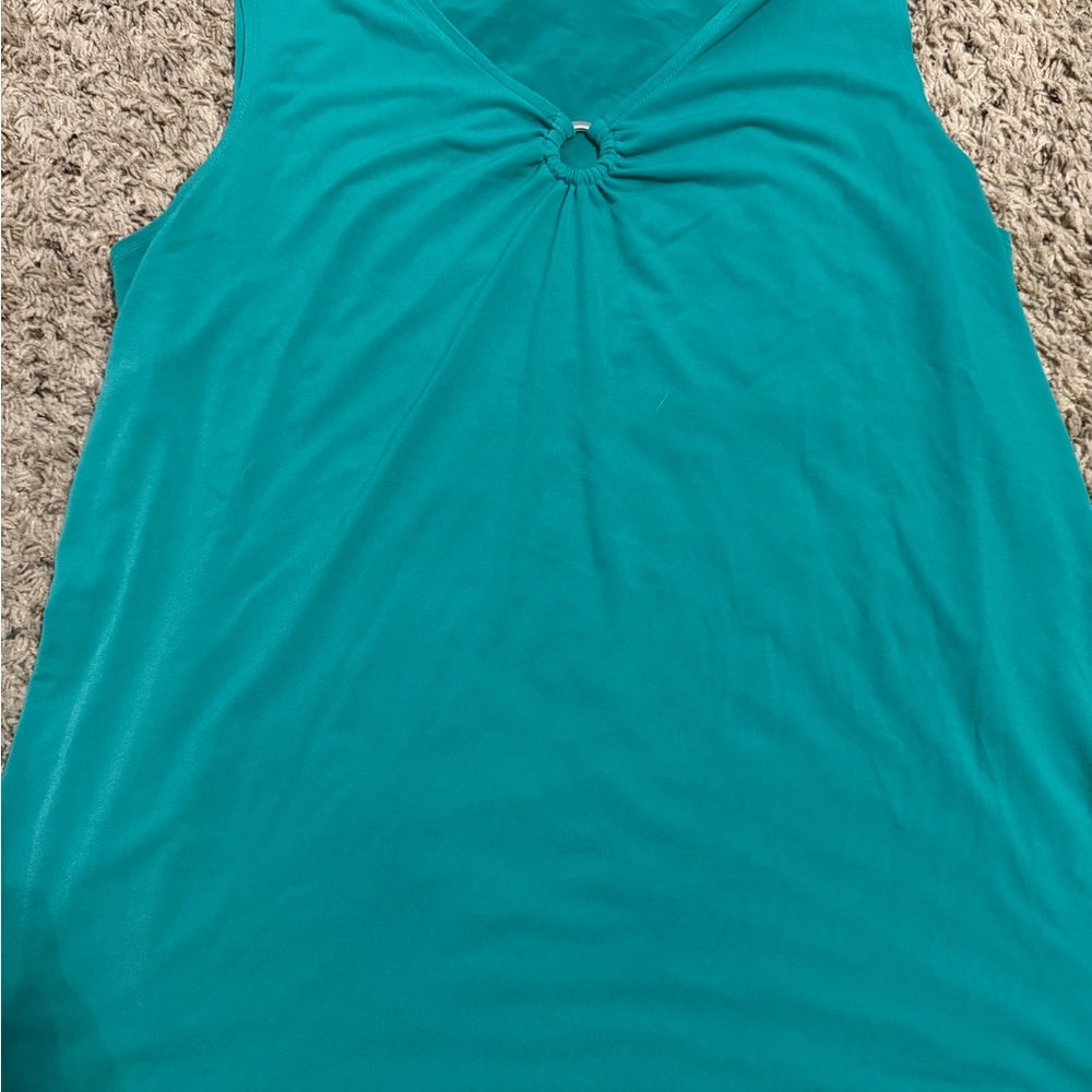 Susan Graver Turquoise Tank Top